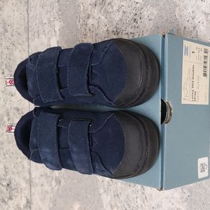 Toms Lenny Navy Blue Suede Shoes